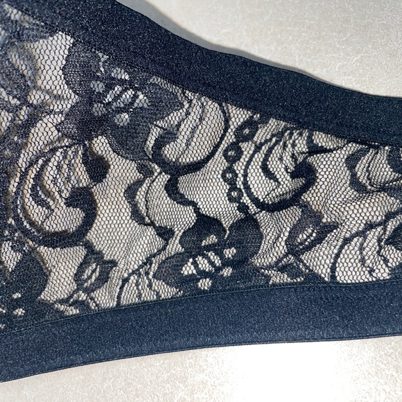 NWT Smart & Sexy Black Lace Padded Bra Size 38DDD/40DD - Picture 4 of 6